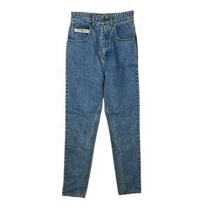 Vintage 90s High Rise Tapered Mom Jeans Surf Maui Sons FLAW Womens W36 2/4